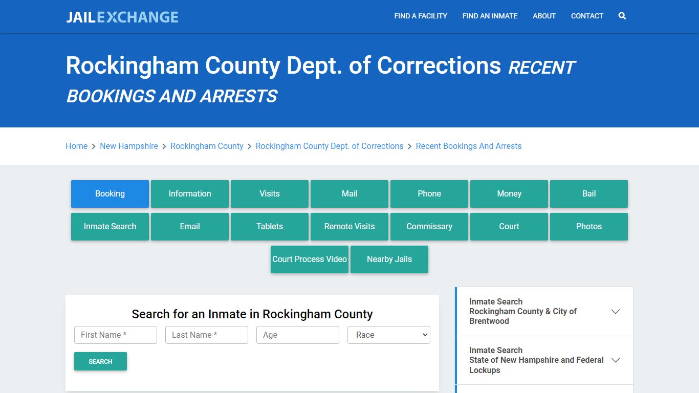 Rockingham County Dept. of Corrections - Jail Exchange